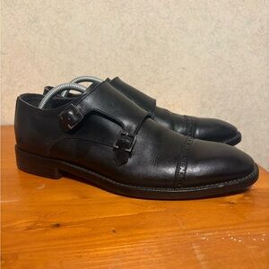 Allen Edmonds Caravaggio Double Monk Strap Leather Dress Shoe Men’s Size 10